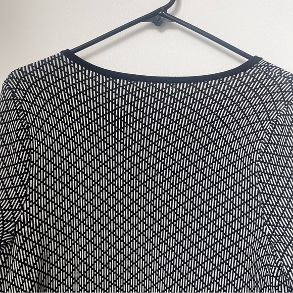 41 Hawthorne Black and White long Cardigan Sweater Size Small - Picture 7 of 9